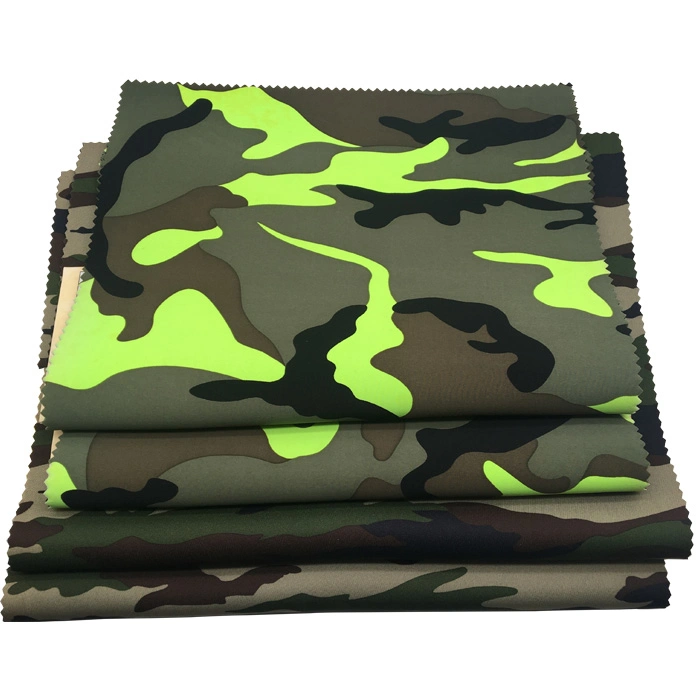 Waterproof 3mm Camouflage Pattern Digital Printing Jersey Fabric Neoprene for Bags