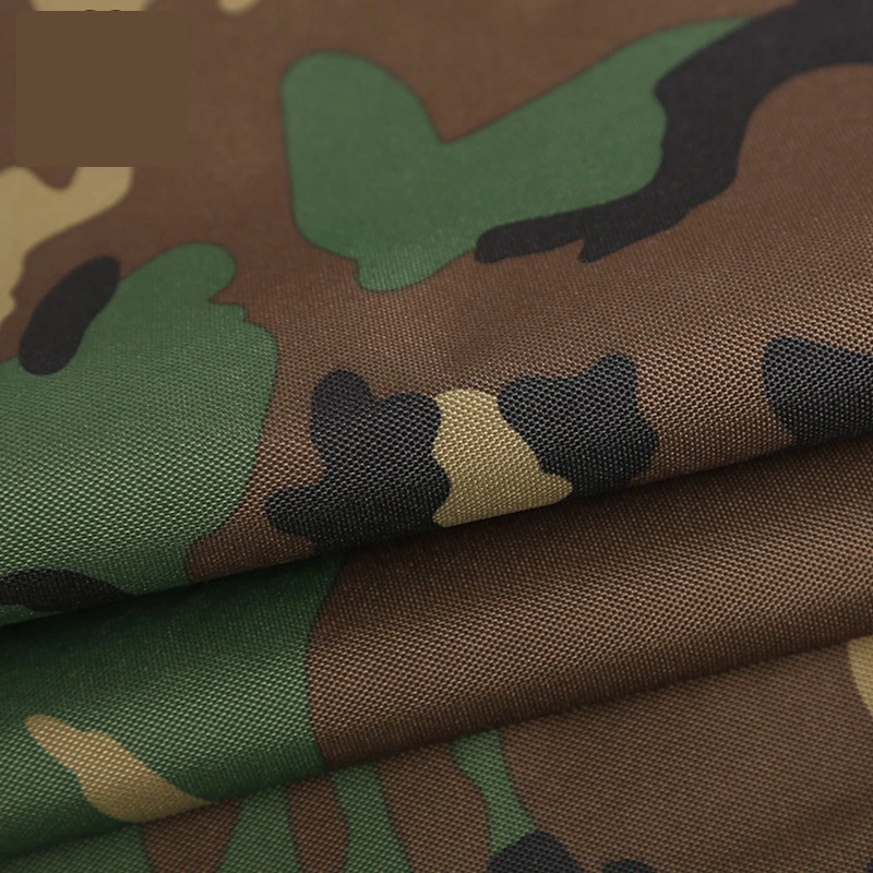 Woodland Camouflage Fabric Miltary Camouflage Twill Ripstop Woodland Army Camo Fabric